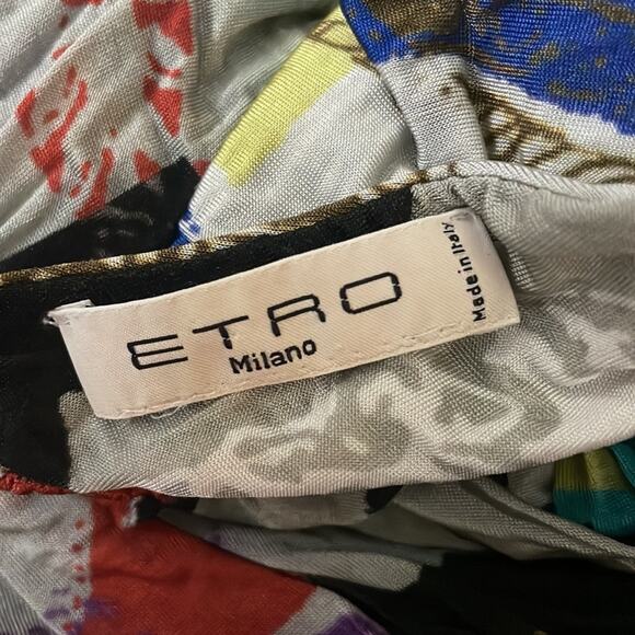 ETRO Milano Baroque Printed Stretch Dress - Picture 3 of 8